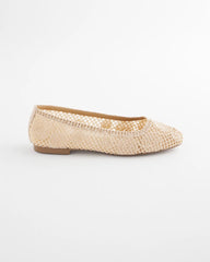 Cora Raffia Flats NATURAL - Chico's discount