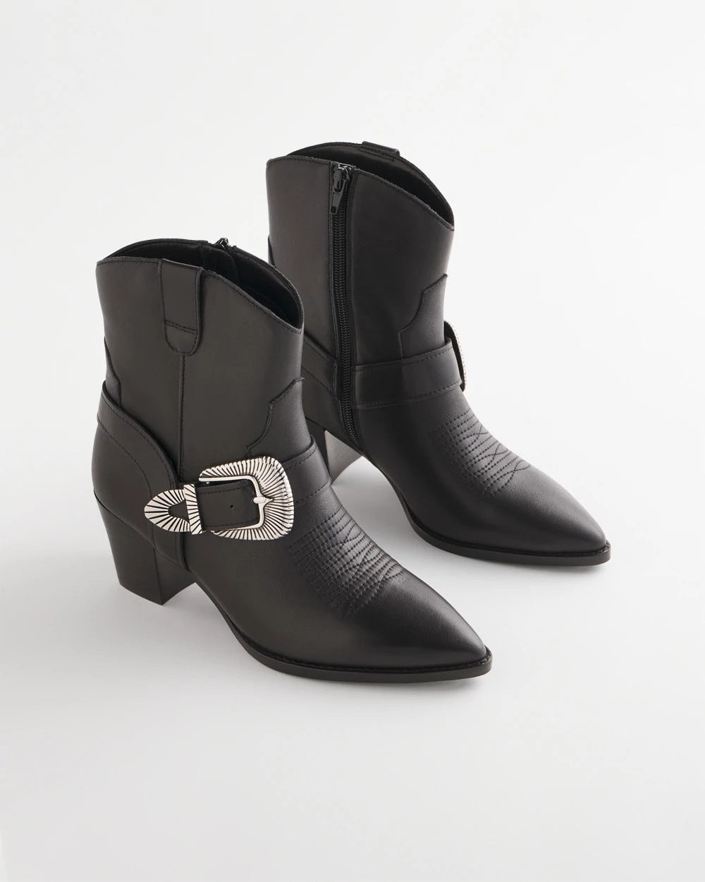 Kris Western Buckle Boots BLACK - Chico's discount