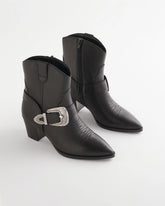 Kris Western Buckle Boots BLACK - Chico's discount
