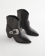 Kris Western Buckle Boots BLACK - Chico's discount