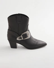 Kris Western Buckle Boots BLACK - Chico's discount