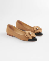 Microsuede Ballet Flats CARAMEL APPLE - Chico's outlet