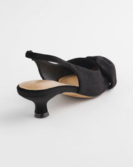 Charm Velvet Bow Kitten Heels BLACK - Chico's discount