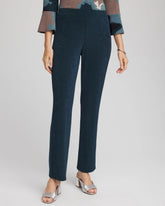 Petite Travelers™ No Tummy Pants TEAL SHADOW - Chico's US