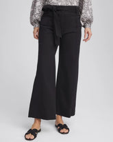 Petite Belted Twill Utility Cropped Pants BLACK - Chico's near me