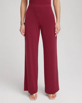Petite Travelers™ Knit Wide-Leg Pants RUSSET RED - Chico's sale