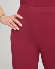 Petite Travelers™ Knit Wide-Leg Pants RUSSET RED - Chico's sale