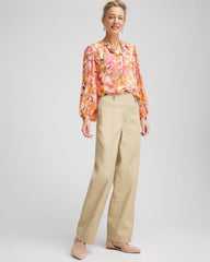 Petite Canvas Cargo Wide-Leg Pants WILD TRUFFLE - Chico's near me