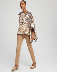 Petite Juliet Slim Trim Detail Ankle Pants CARAMEL APPLE - Chico's online