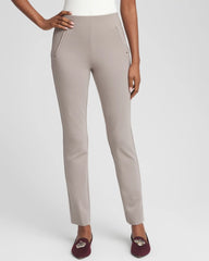 Petite Juliet Slim Trim Detail Ankle Pants ROCKY MOUNTAIN - Chico's online