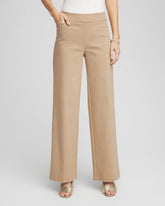 Petite Brigitte™ Slim Wide-Leg Pants CATTAIL BROWN - Chico's discount