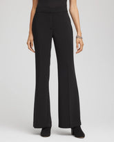 Petite Crepe Flared Trouser Pants BLACK - Chico's near me