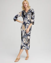 Petite Travelers™ Paisley Maxi Dress CANYON BLUE - Chico's sale