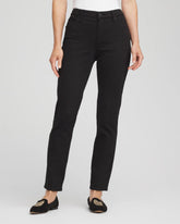 So Slimming Petite Girlfriend Ankle Jeans BLACK - Chico's outlet