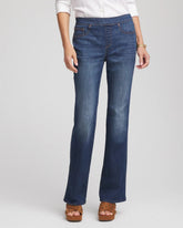 Petite Pull-On Slim Bootcut Jeggings ESTERO INDIGO - Chico's sale