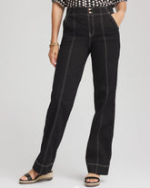 Petite Pull-On Wide-Leg Jeans BLACK - Chico's near me