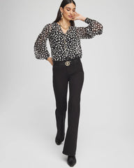 Petite Girlfriend Flared Leg Jeans BLACK - Chico's online