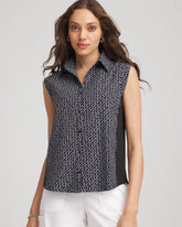 Zenergy® UPF Geo-Print Shirt BLACK - Chico's near me