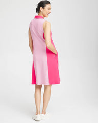 Zenergy® UPF Knit Block Stripe Dress PINK BROMELIAD - Chico's US