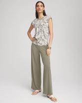 Travelers™ Knit Wide-Leg Pants DUSTY OLIVE - Chico's discount