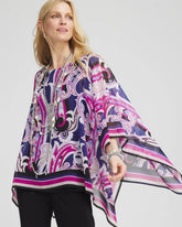 Travelers™ Paisley Chiffon Layered Top PURPLE CLOVER - Chico's US