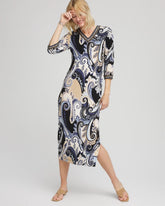 Travelers™ Paisley Maxi Dress CANYON BLUE - Chico's outlet