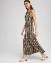 Travelers™ Palm-Frond-Motif Dress CAFE AROMA - Chico's discount