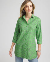 No Iron™ Geo-Print Tunic SALTED LIME - Chico's near me