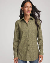No Iron™ Jacquard Shirt SAGE MEADOW - Chico's online