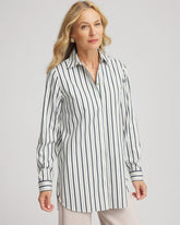No Iron™ Striped Shirt SAGE MEADOW - Chico's online