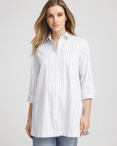 No Iron™ Classic-Fit Tunic BLUE LOTUS - Chico's outlet