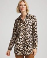 No Iron™ Animal-Print Tunic SAND - Chico's for sale
