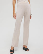 Petite Travelers™ No Tummy Pants SMOKEY TAUPE - Chico's discount