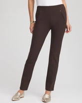 Juliet Slim Trim Detail Ankle Pants COCOA BEAN - Chico's outlet