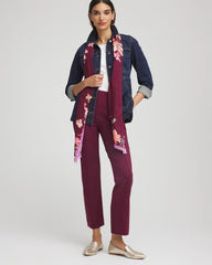Juliet Straight Ankle Pants DEEP CHIANTI - Chico's US