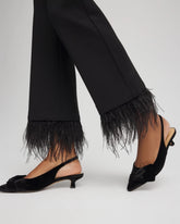 Juliet Feathered Flared Cropped Pants BLACK - Chico's near me