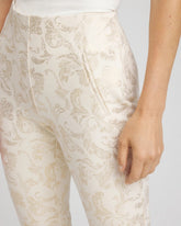 Juliet Golden Foiled Slim Ankle Pants ENGLISH CREAM - Chico's online