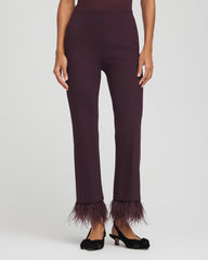 Juliet Feathered Flared Cropped Pants NIGHT BLOOM - Chico's outlet
