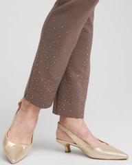 Juliet Embellished Ankle Pants WARM MOCHA - Chico's near me