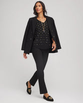 Lightweight Juliet Straight Ankle Pants BLACK - Chico's US