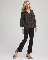 Lightweight Juliet Flared Ankle Pants BLACK - Chico's sale