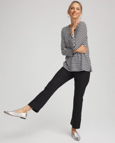 Cropped Girlfriend Kick-Flare Jeans BLACK - Chico's online