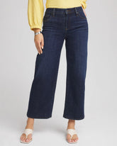 Girlfriend Cropped Wide-Leg Jean DARK SAPPHIRE INDIGO - Chico's outlet