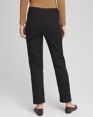 Girlfriend Straight Ankle Jeans BLACK - Chico's outlet