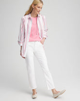 Girlfriend Frayed Cropped No Stain Jeans ALABASTER - Chico's near me