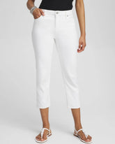 No Stain Girlfriend Cropped Jeans ALABASTER - Chico's online