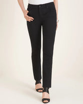 Girlfriend Slim Straight Jeans BLACK - Chico's sale