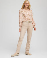 Girlfriend Slim Full-Length Jeans CHAMPAGNE FIZZ - Chico's near me