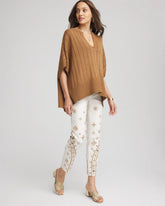 Embellished Girlfriend Slim Ankle Jeans SEA SALT - Chico's discount