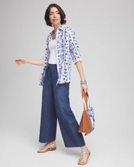 Lightweight Drawstring Ankle Jeans SOLANA INDIGO - Chico's outlet